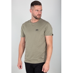 T-Shirt Alpha Ind. Basic T Small Logo - Olive