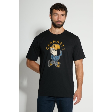 Koszulka Carhartt Lightweight Active Jac Graphic - Black