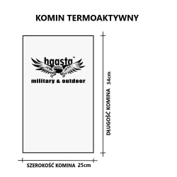 Komin termoaktywny - Olive - Haasta
