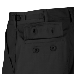 Krótkie Spodnie BDU - PolyCotton Ripstop - Czarne - Helikon