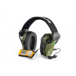 Słuchawki ochronne Active PRO + Okulary - Olive - RealHunter