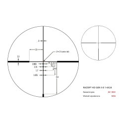 Luneta celownicza Vortex Razor II HD-E 1-6x24 30 mm JM-1/VMR-2