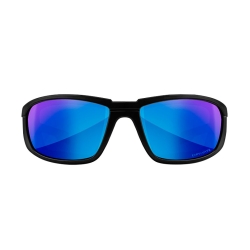 Okulary Wiley X Boss Captivate CCBOS09 blue mirror, czarne oprawki