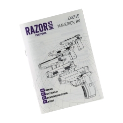 Pistolet wiatrówka RazorGun Maverick 84 4,5 mm BB CO2