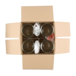 Słoik Weck Tulip z pokrywką, uszczelką i 2 zapinkami 1750 ml 4 szt