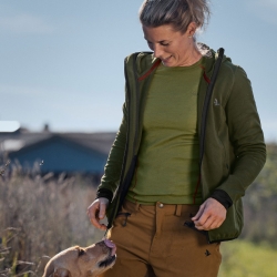 Bluza damska Seeland Power fleece Pine green