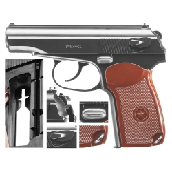 Pistolet wiatrówka Borner PM-X 4,5 mm BB CO2