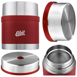 Termos Esbit Food Jug Sculptor 0,5 l burgund