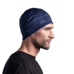 Czapka unisex BUFF Merino Beanie Solid granatowa