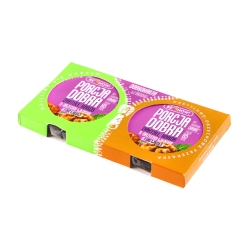 Dwupak Porcja Dobra przekąska daktylowo-orzechowa z karobem 50 g