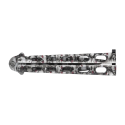 Nóż motylkowy Kandar N291 czaszki