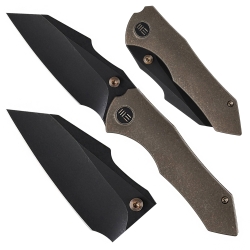 Nóż składany WE Knife High-Fin WE22005-2 bronze