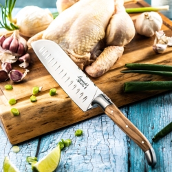 Nóż Laguiole Santoku Olive