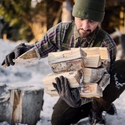 Rękawiczki unisex Chevalier Windblocker Warm Shooting Leather brown