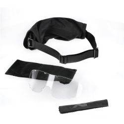 Gogle Wiley X Spear SP29B grey / clear, czarne oprawki