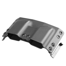 Ładownica podwójna RH Holsters OWB do Glock 17, bez sweatguardu, speedloops 40 mm, prawa, czarna