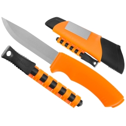 Nóż Morakniv Bushcraft Survival czarno-pomarańczowy stal nierdzewna