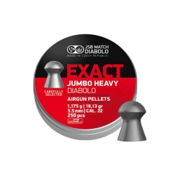 Śrut diabolo JSB Exact Jumbo Heavy 5,52 mm 250 szt.