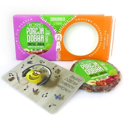 Dwupak Porcja Dobra przekąska owocowo-orzechowa z cynamonem 40 g