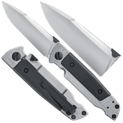 Nóż Walther Q5 Steel Frame srebrny