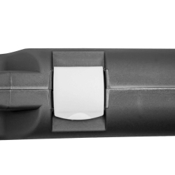 Kufer na bron Megaline czarny 125x25x11cm klamry