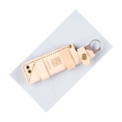 Nóż Real Steel Furrier burgundowy, stała klinga