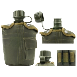 Manierka w pokrowcu MFH - oliwkowa