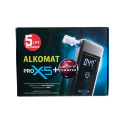 Alkomat tester trzeźwości PRO X-5 plus