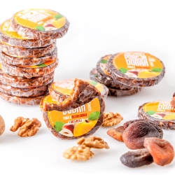 Dwupak Porcja Dobra przekąska morelowo-orzechowa 50g