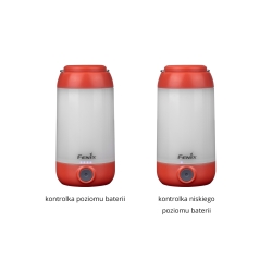 Lampa kempingowa Fenix CL26R czerwona