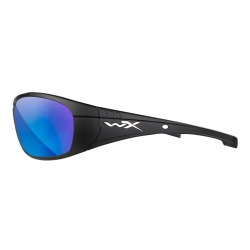Okulary Wiley X Boss Captivate CCBOS09 blue mirror, czarne oprawki