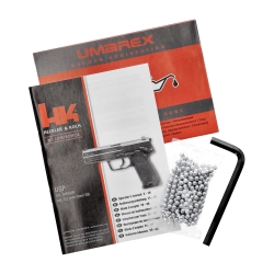 Pistolet wiatrówka H&K Heckler&Koch USP blowback 4,5 mm BB CO2