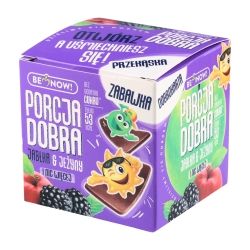 Kostka Porcja Dobra z niespodzianką jabłkowo-jeżynowa