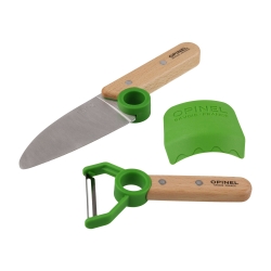 Zestaw kuchenny Opinel dla dzieci Le Petit Chef zielony