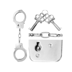 Kajdanki MFH - chrom