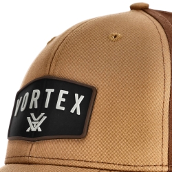 Czapka z daszkiem męska Vortex GO Big Patch piaskowo-brązowa