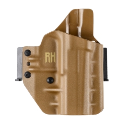 Kabura RH Holsters OWB Frogy do CZ P07, prawa, 1/2 sweatguard, speedloops 40 mm, coyote