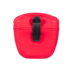 Silikonowa saszetka na smaczki Lugo czerwona