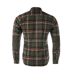 Koszula męska Tagart Jukon, flanelowa, zielona w biało-czerwoną kratę