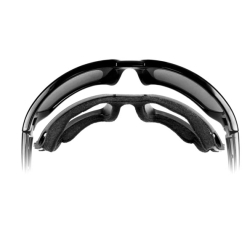 Okulary Wiley X Boss CCBOS06 grey silver flash, czarne oprawki