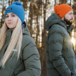 Płaszcz damski Alpinus zimowy Iparla oliwkowy