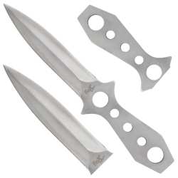 Nóż rzutka Fox Outdoor 22,5 cm w pokrowcu