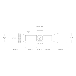 Luneta celownicza Hawke SideWinder 30 4-16x50 SF FFP Half Mil Dot
