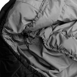 Śpiwór Alpinus Survival 1100 czarny dla praworęcznych