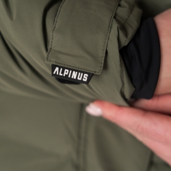 Płaszcz damski Alpinus zimowy Iparla oliwkowy