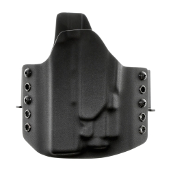 Kabura RH Holsters OWB do Glock 17 i do latarki Fenix GL22 1/2 sweatguard, speedloops, 40 mm, lewa, czarna