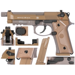 Pistolet wiatrówka Beretta M9A3 FM 4,5 mm brązowy