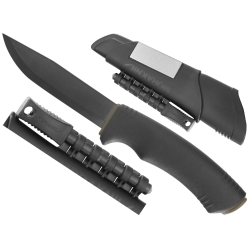 Nóż Morakniv Bushcraft Survival czarny stal węglowa