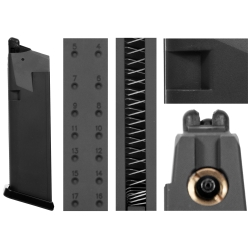 Magazynek do ASG Glock 17 gen 5. 6 mm 18 nabojowy
