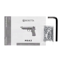 Pistolet wiatrówka Beretta M9A3 FM 4,5 mm inox CO2